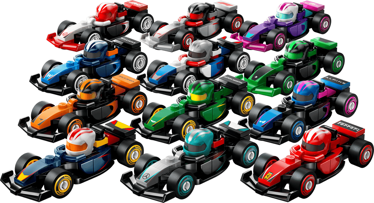 Lego F1® Collectible Race Cars 6 Pack