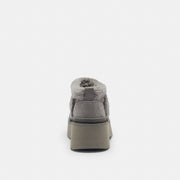 Women's Coach Christina Bootie In Signature Suede Charcoal