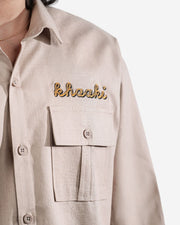 The County Club - Beige Embroidered Shirt