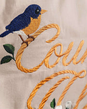 The County Club - Beige Embroidered Shirt