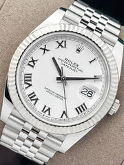 Rolex | Datejust | 126334 | Steel | 41 x 4 mm | Steel | White | Automatic