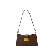 Felice - Ladies Baguette Bag Faux Leather | Dark Brown