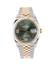 Rolex | Datejust | 126233 | Gold/Steel | 36 mm | Green | Automatic