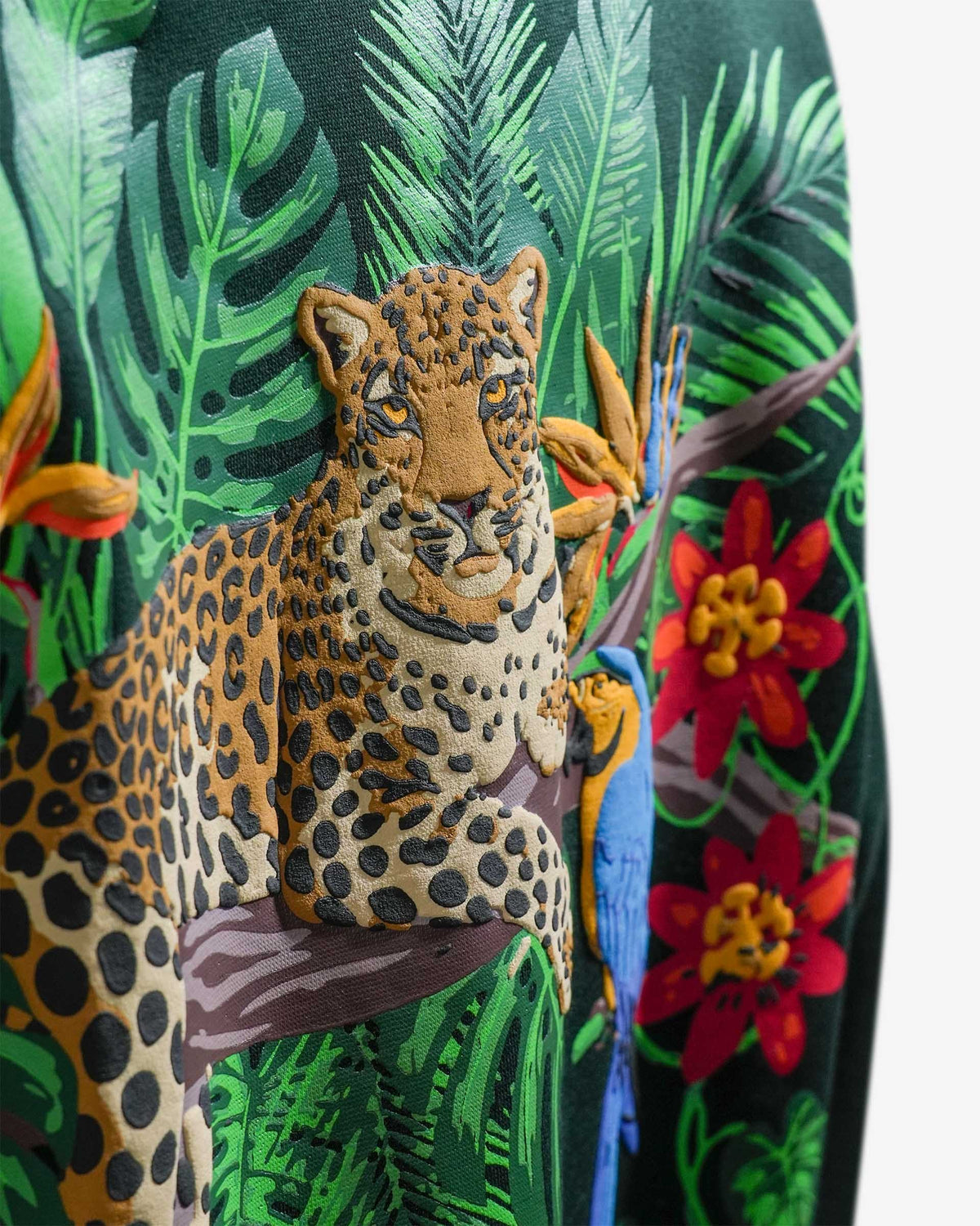 Nature's Royalty - Bottle Green Oversized Zipper Hoodie