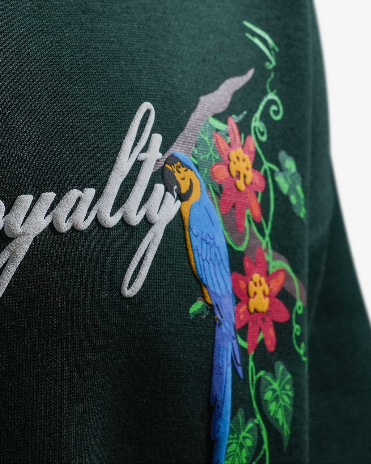 Nature's Royalty - Bottle Green Oversized Zipper Hoodie