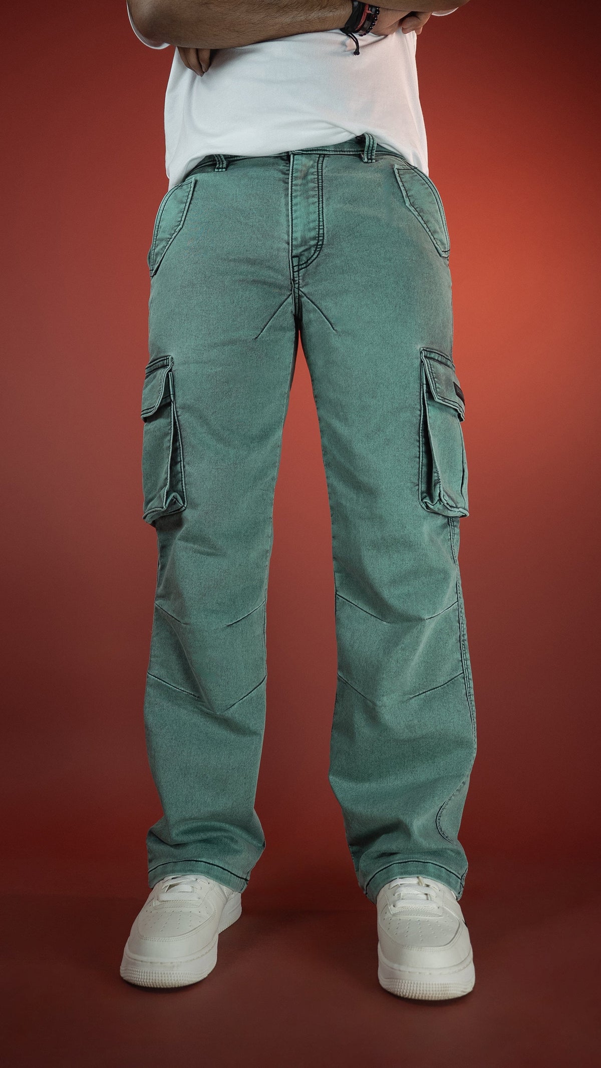 NATURE'S DRIP GREEN DENIM MEN'S CARGO [50/50 LIMITED EDITION]