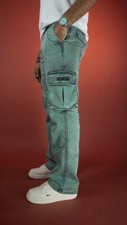 NATURE'S DRIP GREEN DENIM MEN'S CARGO [50/50 LIMITED EDITION]