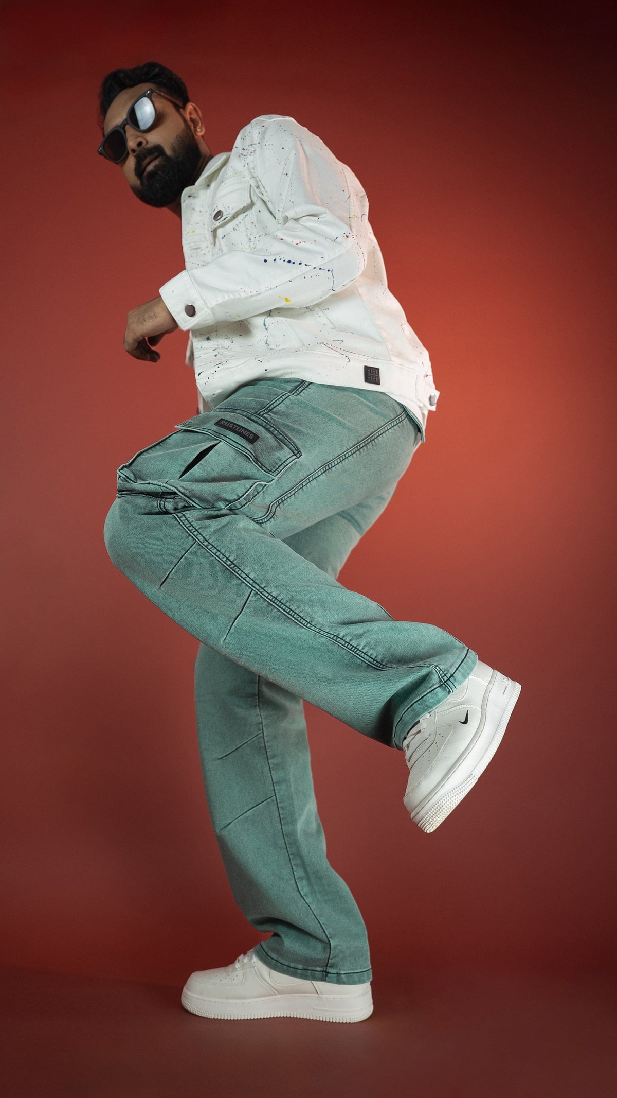 NATURE'S DRIP GREEN DENIM MEN'S CARGO [50/50 LIMITED EDITION]