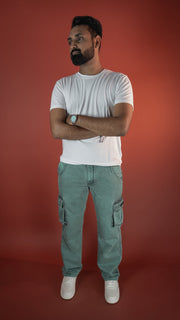 NATURE'S DRIP GREEN DENIM MEN'S CARGO [50/50 LIMITED EDITION]