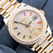 Rolex | Day-Date | 128348RBR | Yellow gold | 36 x 43 mm | Yellow gold | Gold (solid) | Automatic