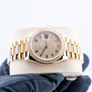 Rolex | Day-Date | 128348RBR | Yellow gold | 36 x 43 mm | Yellow gold | Gold (solid) | Automatic