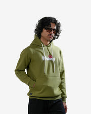 Chico' - Olive Printed Regular Fit Hoodie