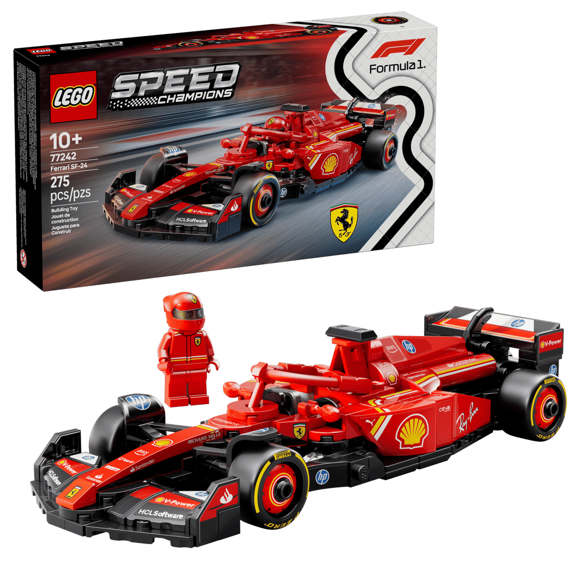 LEGO Ferrari SF-24 F1 Race Car