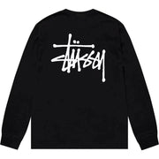 Stussy Basic Long-Sleeve Tee 'Black'