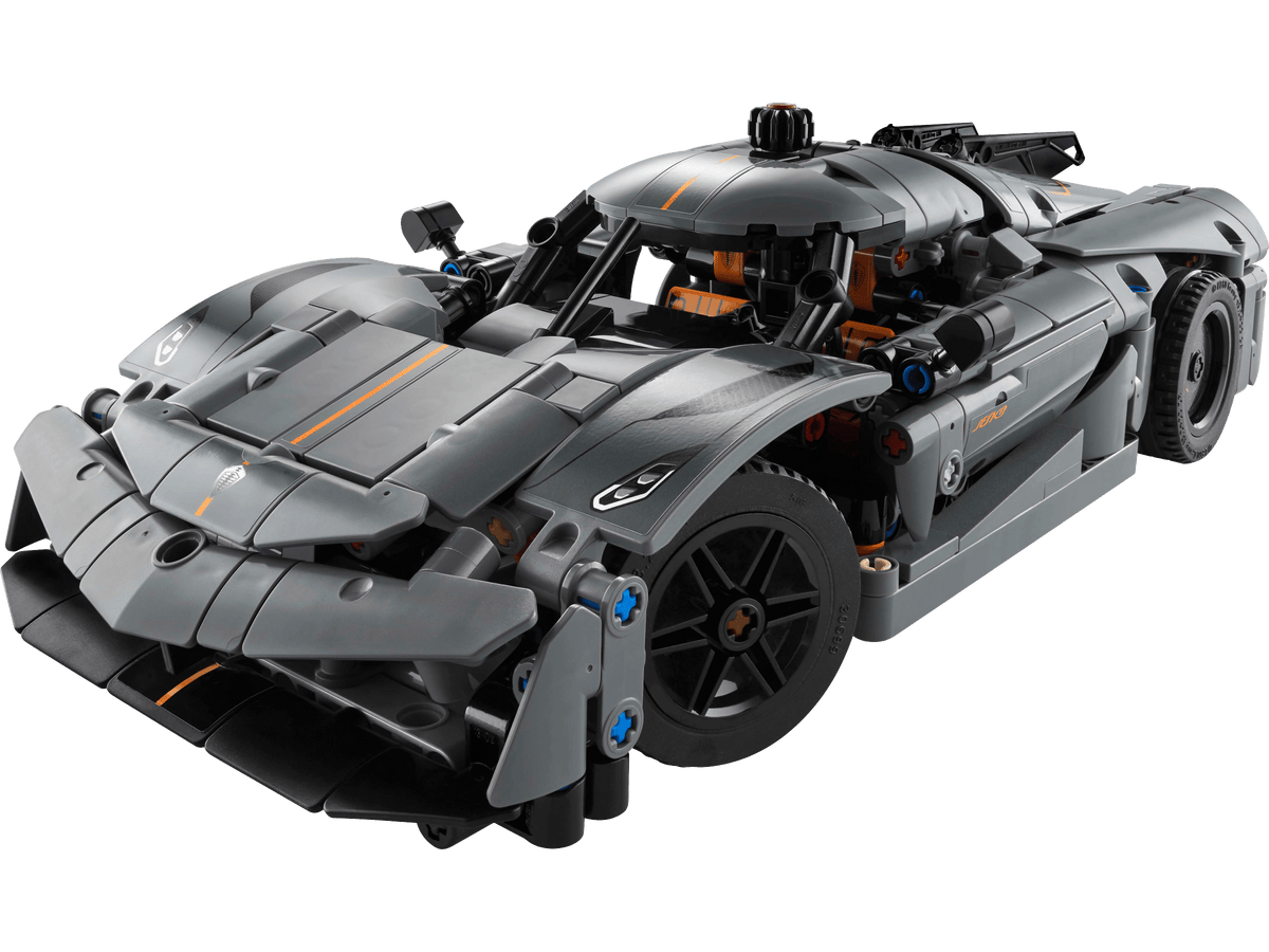 Lego Koenigsegg Jesko Absolut Grey Hypercar