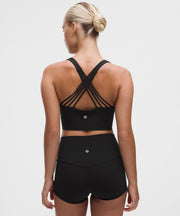 Lululemon FlexyFlex Strappy Longline Yoga Bra *Light Support, D–DDD Cups
