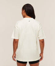 Women's Gymshark Gslc Lifting Club Short Sleeve T-Shirt Soft White