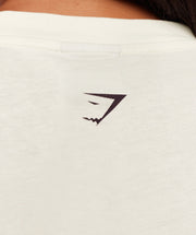 Women's Gymshark Gslc Lifting Club Short Sleeve T-Shirt Soft White
