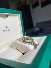 Rolex | Datejust | 126233 | Yellow gold | 36 mm | Gold/Steel | Champagne | Automatic