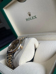 Rolex | Datejust | 126233 | Yellow gold | 36 mm | Gold/Steel | Champagne | Automatic