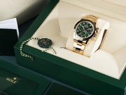 Rolex | Daytona | 116508 | Yellow gold | 40 mm | Yellow gold | Green | Automatic
