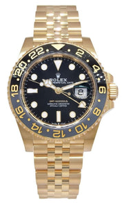 Rolex | GMT-Master II | 126718 | Yellow gold | 40 mm | Yellow gold | Black | Automatic