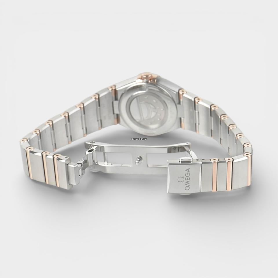 Omega Constellation Quartz Diamonds / Steel&Sedna gold / 25 mm / 131.25.25.60.53.002