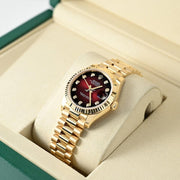 Rolex | Datejust | 278278 | Yellow gold | 31 mm | Yellow gold | Red | Automatic