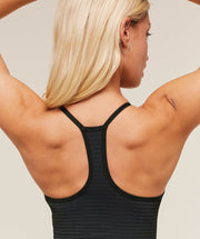 Women's Gymshark Sport Seamless Cropped Tank Heavy Blue