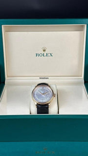 Rolex | Cellini | 50515 | Rose gold | 39 mm | Silver | Automatic