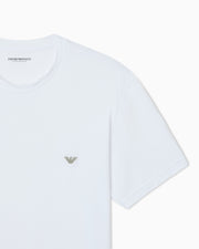 Emporio Armani Fitted loungewear T-shirt in soft modal