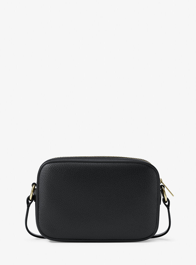 Jet Set Small Pebbled Leather Camera Crossbody Bag