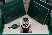 Rolex | Daytona | 126518ln | Yellow gold | 40 mm | Rubber | Turquoise | Automatic