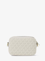 Michael Kors Jet Set Small Signature Logo Camera Crossbody Bag Lt Crm Multi