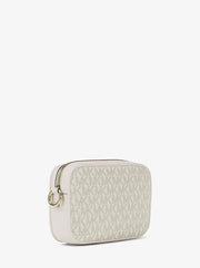 Michael Kors Jet Set Small Signature Logo Camera Crossbody Bag Lt Crm Multi