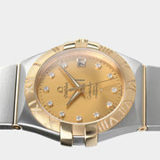 Omega Constellation Ladies Diamonds / Steel&Yellow gold / 35 mm / 123.25.35.20.58.002