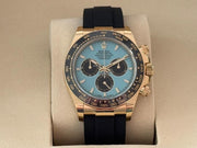 Rolex Daytona NEW 2025 Cosmograph Daytona Yellow Gold Tiffany/Turquoise Blue 126518 LN