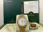 Rolex | Datejust | 116233 | Gold/Steel | 36 mm | Gold/Steel | White | Automatic