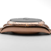 Rolex | Day-Date | 128235 | Rose gold | 36 x 43 mm | Rose gold | White | Automatic
