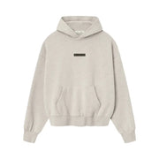Essentials Fear Of God Essentials Ss25 Classic Fleece Hoodie Heather Stone