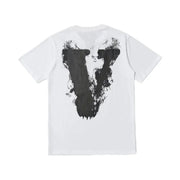 Vlone Pop Smoke Angel T-Shirt White/Black