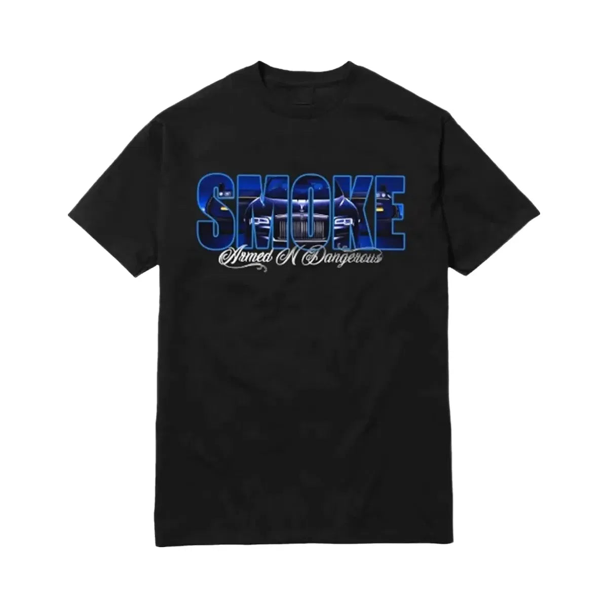 Vlone Pop Smoke X Vlone Armed And Dangerous T Shirt Black