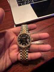 Rolex | Datejust | 126283RBR | Gold/Steel | 36 mm | Gold/Steel | Black | Automatic