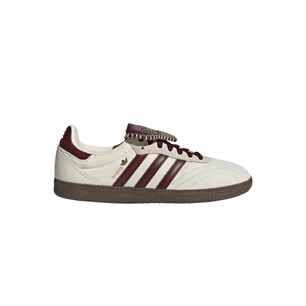 Adidas Samba Lt Cream White Maroon Womens
