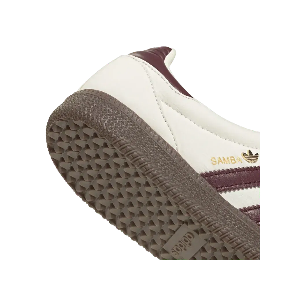 Adidas Samba Lt Cream White Maroon Womens