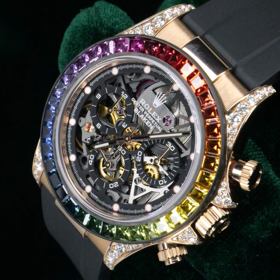 Rolex | Daytona | 116515ln | Rose gold | 40 mm | Rubber | Skeletonized | Automatic