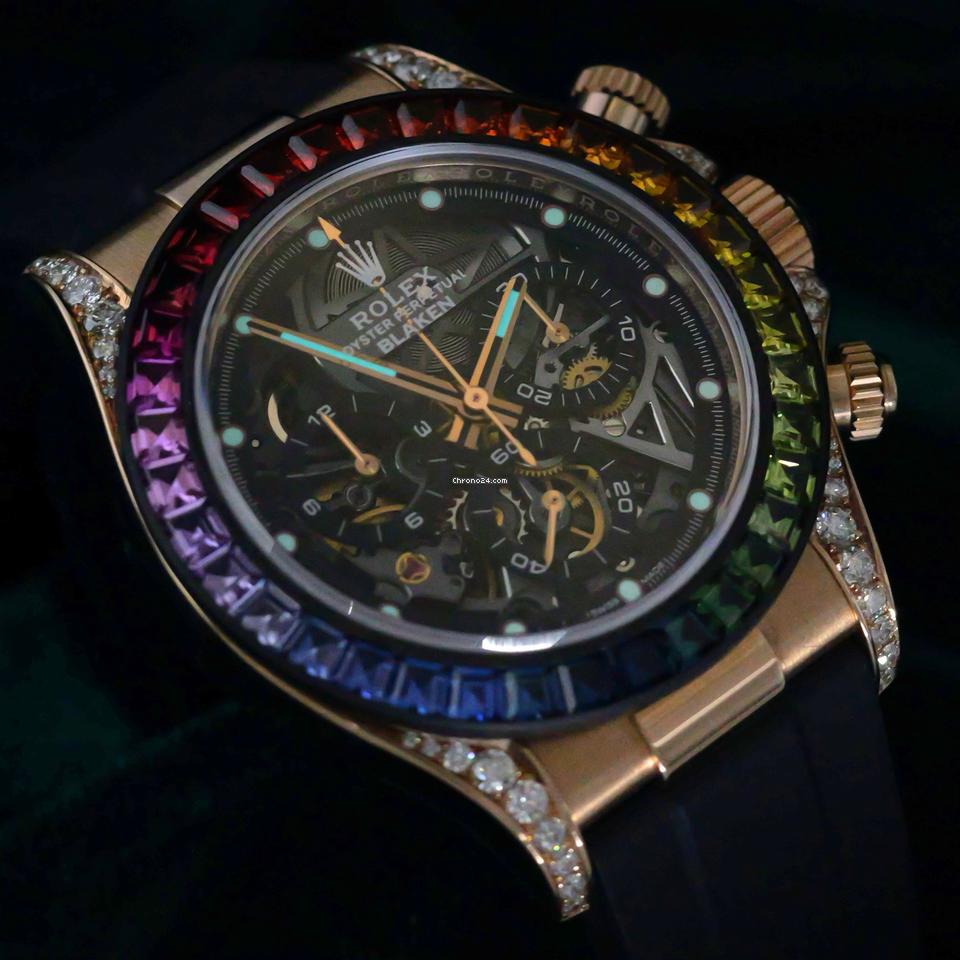 Rolex | Daytona | 116515ln | Rose gold | 40 mm | Rubber | Skeletonized | Automatic