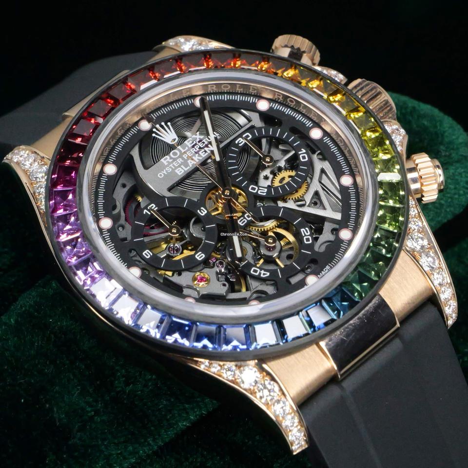 Rolex | Daytona | 116515ln | Rose gold | 40 mm | Rubber | Skeletonized | Automatic