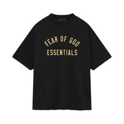 Essentials Fear Of God Essentials Jersey Crewneck T-Shirt Black