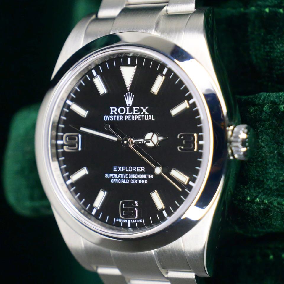 Rolex | Explorer | 214270 | Steel | 39 mm | Steel | Black | Automatic